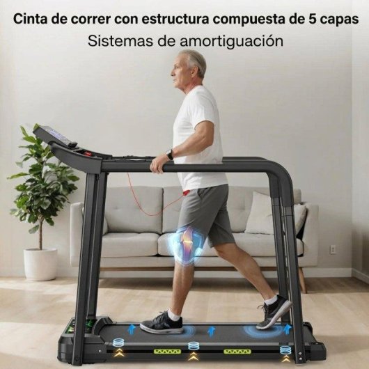 Cinta da corsa Rolipo Q23L Maniglioni Lunghi Schermo LED