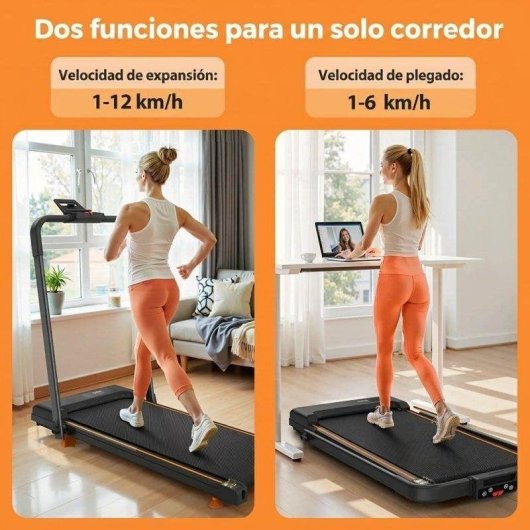 Passadeira Rolipo Q29-1B dobrável 12 km/h Bluetooth inclinação 10%