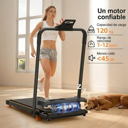 Passadeira Rolipo Q29-1B dobrável 12 km/h Bluetooth inclinação 10%