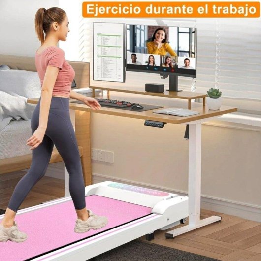 Laufband Rolipo C1-01-PINK 2,5 PS 8 km/h klappbar leise rosa
