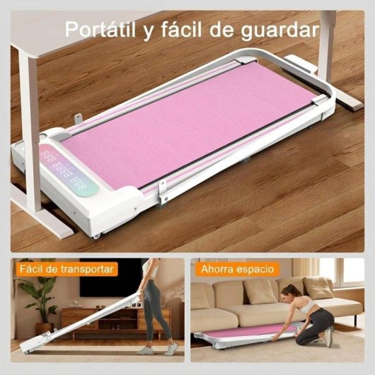 Laufband Rolipo C1-01-PINK 2,5 PS 8 km/h klappbar leise rosa