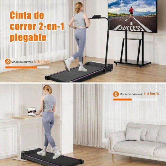 Esteira de corrida dobravel Rolipo C1-01-BLACK 8 km/h 120 kg
