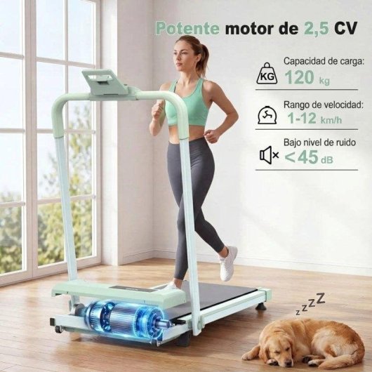 Rolipo 3-in-1 faltbares Laufband Neigung 10% 12 km/h