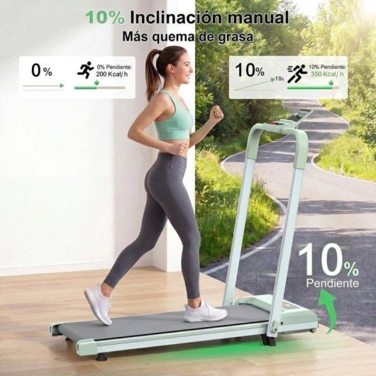 Rolipo 3-in-1 faltbares Laufband Neigung 10% 12 km/h