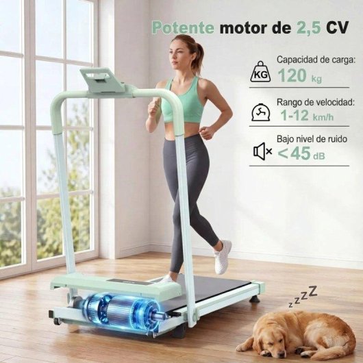 Rolipo 3-in-1 faltbares Laufband Neigung 10% 12 km/h