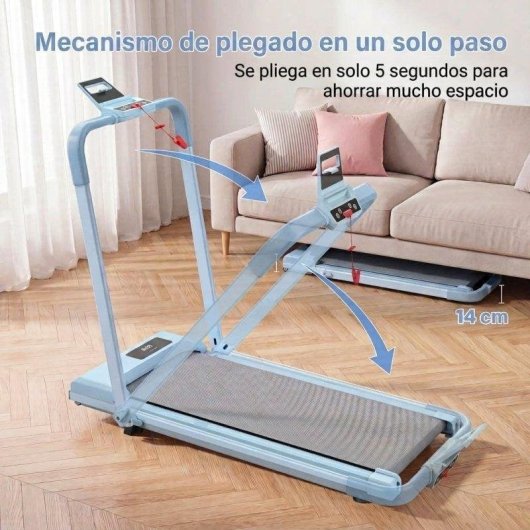 Cinta de corrida Rolipo 3 em 1 120 kg inclinado 10% silenciosa