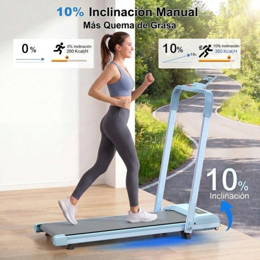 Cinta de corrida Rolipo 3 em 1 120 kg inclinado 10% silenciosa