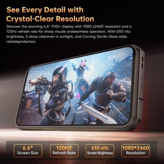 Oukitel WP55 Pro 5G 16GB 512GB 6.6" Naranja