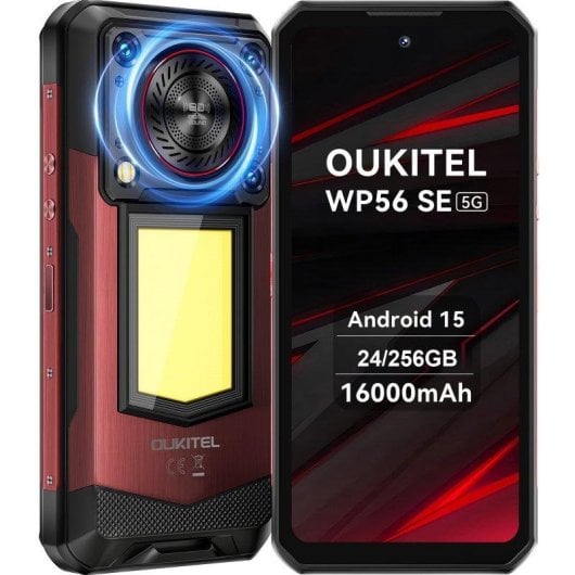 Oukitel WP56 5G 8GB 256GB 6.8" Vermelho