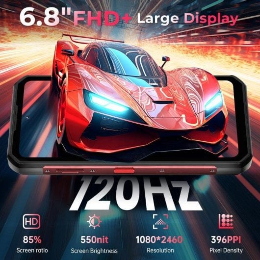 Oukitel WP56 5G 8GB 256GB 6.8" Vermelho