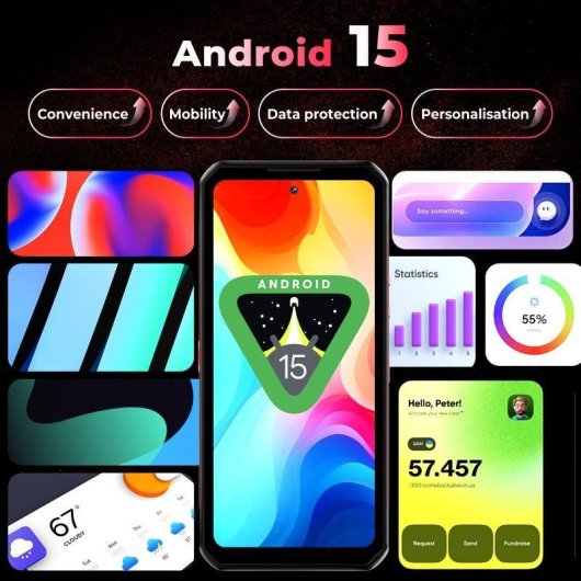 Oukitel WP56 5G 8GB 256GB 6.8" Vermelho