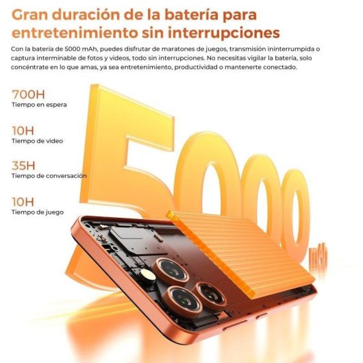 Oukitel C17 4G 4GB 64GB 6.52" Plata