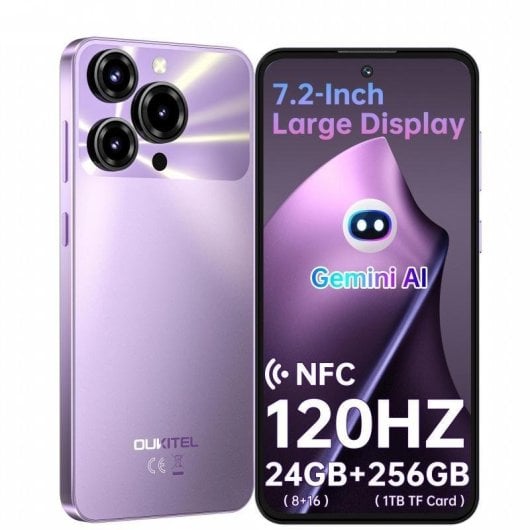 Oukitel C69 4G 8GB 256GB 7.2" Roxo