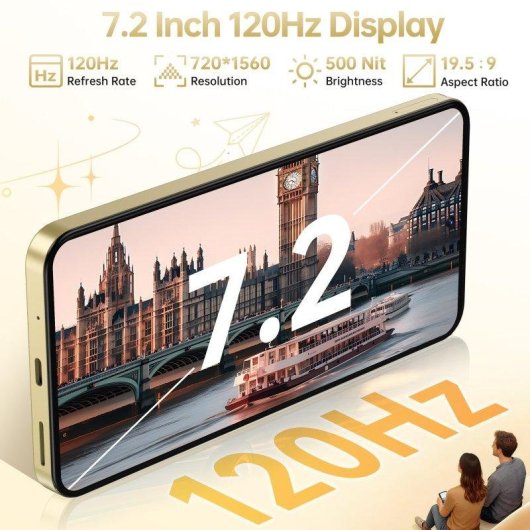 Oukitel C69 4G 4GB 128GB 7.2" Preto