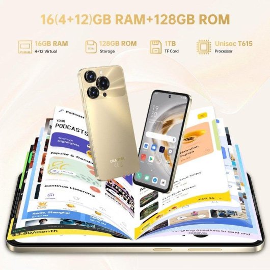 Oukitel C69 4G 4GB 128GB 7.2" Preto