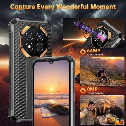 Oukitel G7 4G 8GB 256GB 6.52" Roxo