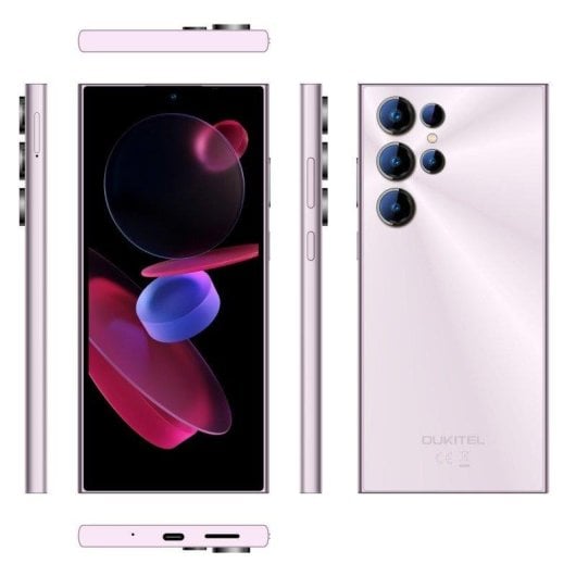 Oukitel C61 Pro 4G 8GB 256GB 6.88" Roxo