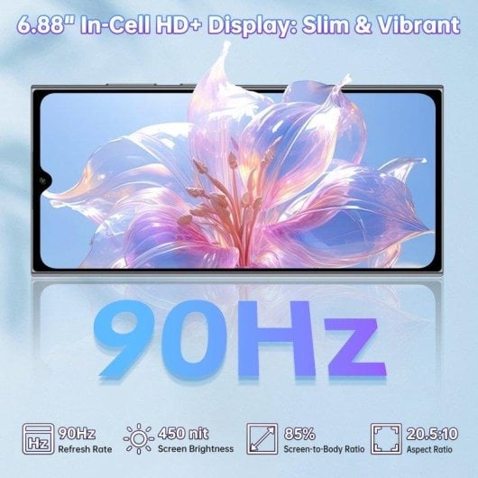 Oukitel C61 Pro 4G 8GB 256GB 6.88" Roxo