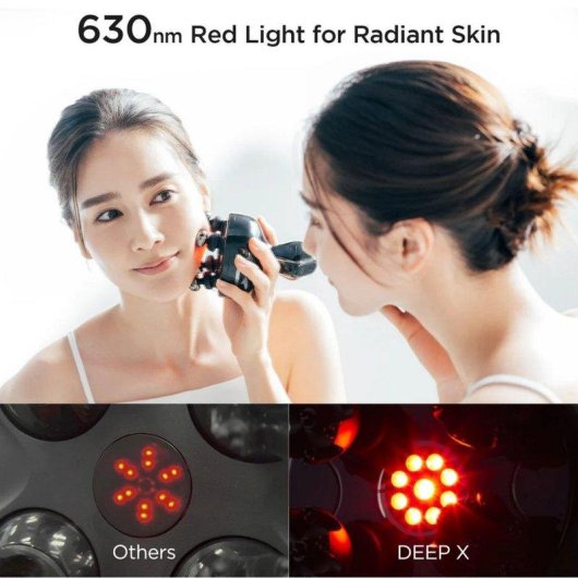 Masajeador capilar Mytrex Head Spa Deep X EMS limpieza iónica LED impermeable