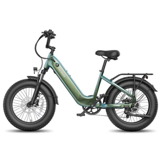 Bicicleta eléctrica Fafrees F20 Rover 250W 48V 20Ah 20" Verde-Azul