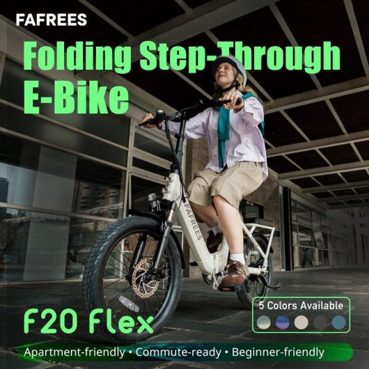 Bicicleta eletrica FAFREES F20 Flex plegavel