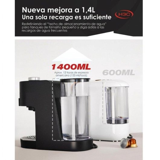 Cafetière à capsules Hibrew H3C 1,4L 20 Bars compatible multi-capsules