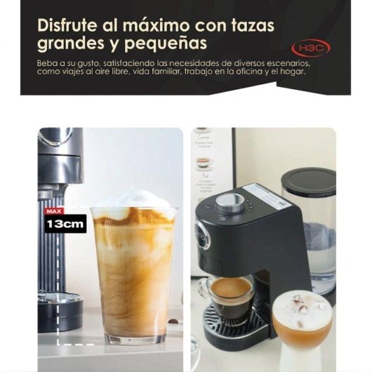 Cafetière à capsules Hibrew H3C 1,4L 20 Bars compatible multi-capsules