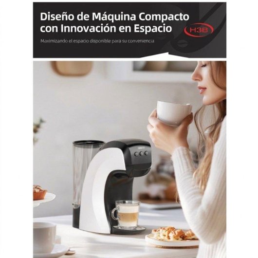Cafetière à capsules HiBREW H3B 850ml 19 Bars 7 niveaux température