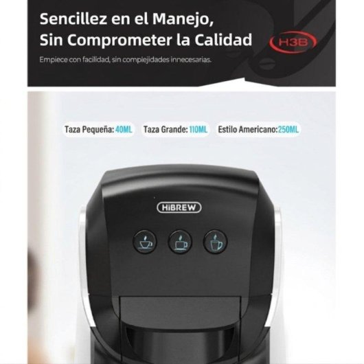 Cafetière à capsules HiBREW H3B 850ml 19 Bars 7 niveaux température
