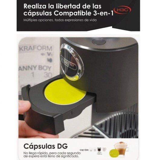 Cafetière à capsules Hibrew H3C 1,4L 20 Bars 1350W 7 niveaux réglables
