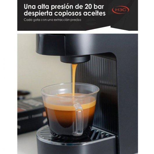 Cafetière à capsules Hibrew H3C 1,4L 20 Bars 1350W 7 niveaux réglables