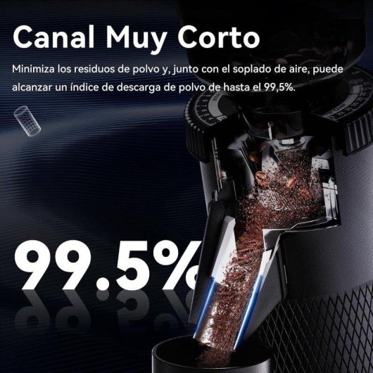 Molinillo de café eléctrico HiBREW G5 36 niveles 50g Negro
