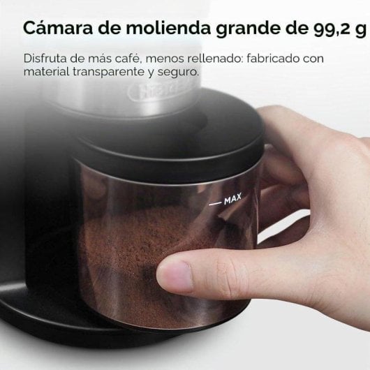 Macinacaffè Elettrico HiBREW G3 210 g 31 livelli Inox
