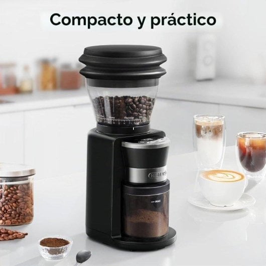Macinacaffè Elettrico HiBREW G3 210 g 31 livelli Inox