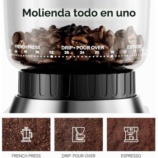 Molinillo Café Eléctrico HiBREW G7 48 Niveles 150W