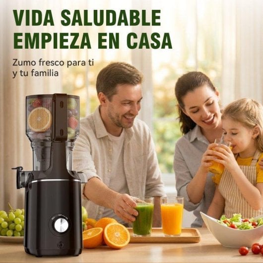 Exprimidor lento Gvatzyl 250W prensado en frío boca 130mm
