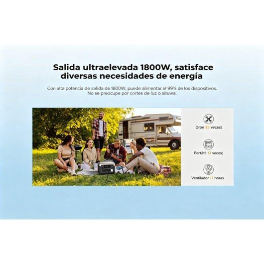 Station d’énergie Oukitel P1000e Plus 1024Wh 11 ports LiFePO4 Charge rapide WiFi Bluetooth