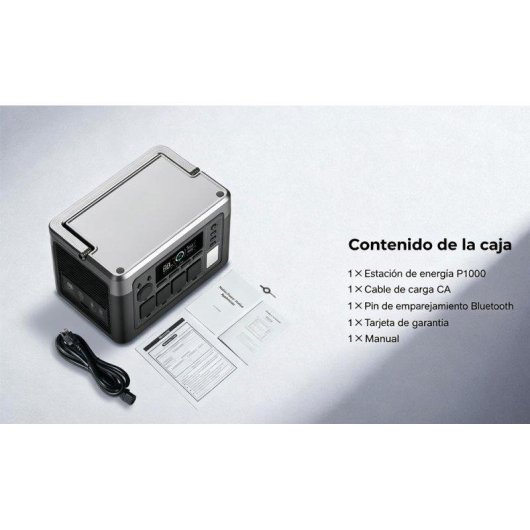 Station d’énergie Oukitel P1000e Plus 1024Wh 11 ports LiFePO4 Charge rapide WiFi Bluetooth