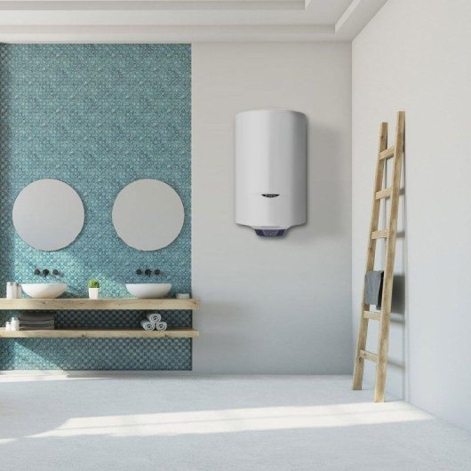 Termo eléctrico Ariston 100L 1500W vertical con tecnología WaterPlus