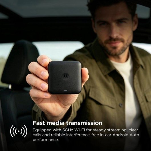 Adaptador inalámbrico Motorola Drive MA2 Android Auto Wi-Fi 5 GHz