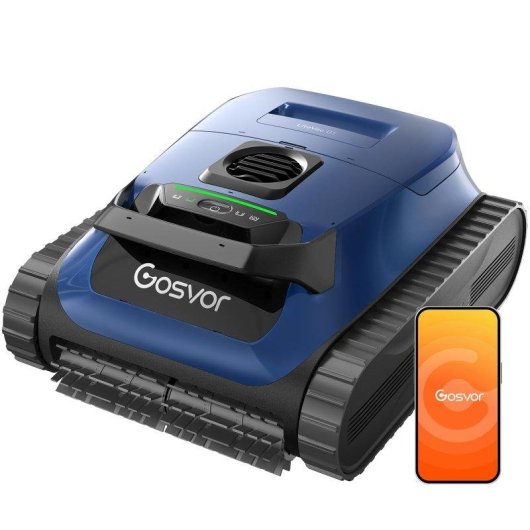 Robot limpiapiscinas Gosvor WavePath 2.0 5 modos 15.000 LPH