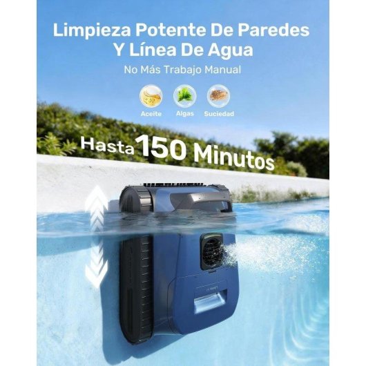 Robot limpiapiscinas Gosvor WavePath 2.0 5 modos 15.000 LPH
