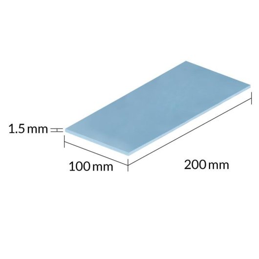 Wärmeleitpad Arctic Tp-3 200 x 100 x 1,5 mm Packung 2