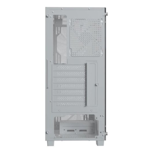 Caja PC Gaming Aerocool B509A Flow ARGB Blanco Vidrio Templado