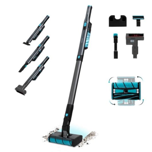 Aspirateur sans Fil Cecotec Scoba 2100 Twice Max 210W 40 min Noir Ultraléger