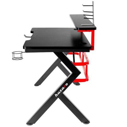 Mesa Gaming Huzaro Hero 116cm Fibre de carbone avec gestion des câbles
