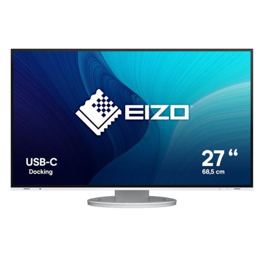 Écran PC EIZO FlexScan EV2781-WT 27" Quad HD 60Hz IPS Blanc Réglage hauteur