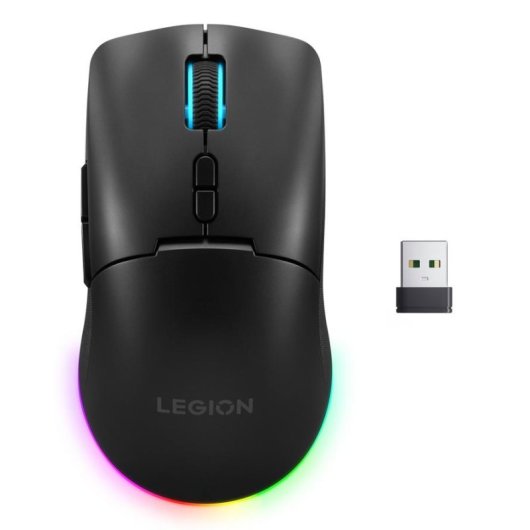 Ratón Lenovo Legion M220 Ambidextro RF Wireless Bluetooth 5000 DPI Negro Multicolor