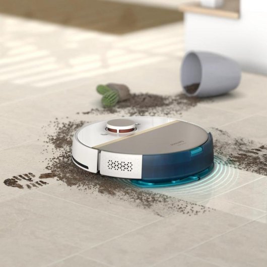 Aspirateur Robot et Laveur Philips 7000 series HomeRun Aqua XU7100/02 avec vidage automatique Navigation laser 5.000 Pa