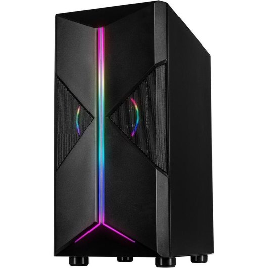 PC-Gehause Inter-Tech IT-3306 CAVY Tower ATX Schwarz Acryl RGB